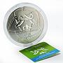 Belarus 100 rubles Olympic Games Handball proof silver coin 2009