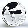 Laos 1000 kip FIFA World Cup Germany football proof silver coin 2006