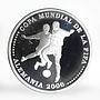 Paraguay 1 guarani Football World Cup Germany silver coin 2003