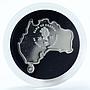Uganda 5000 shillings Matthew Flinders and Baudin proof silver coin 2002