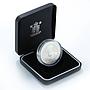 Alderney 5 Pounds Charles Dickens Literature proof silver coin 2006