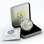 Kazakhstan 500 tenge 200 Anniversary Shevchenko Poet Literature silver coin 2014