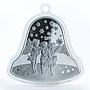 Niue 2 dollars Christmas Bell Old New Year silver with musical box coin 2012