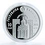 Belarus 10 rubles Saints of Orthodox St. Sergey Radonezhsky silver coin 2008