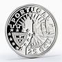 Portugal 25 ecu Dom Joao II Europe New Worlds proof silver coin 1992