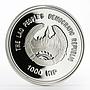 Laos 1000 kip Olympic Games Figure Skating proof silver coin 2014