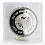 Laos 1000 kip Olympic Games Figure Skating proof silver coin 2014