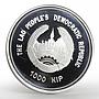 Laos 1000 kip Olympic Games Figure Skating proof silver coin 2014