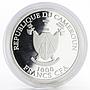 Cameroon 1000 francs World Cup Football Samara Russia proof silver coin 2018