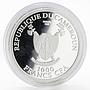 Cameroon 1000 francs World Cup Football Kaliningrad proof silver coin 2018