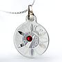 Cameroon 100 francs Ladybug Small Treasures Pendant Swarovski silver coin 2019