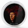 Cameroon 500 francs Man in Turban Jan Van Eyck colored proof silver coin 2017