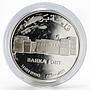 Oman 1 rial Qaboos Barka Fort proof silver coin 1995