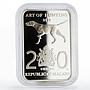 Malawi 20 kwacha Art of Hunting for Duck proof silver coin 2011