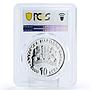 Bulgaria 10 leva Acceptance in the European Union PR66 PCGS silver coin 2000