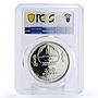 Mongolia 500 togrog World of Wonders Great Wall PR68 PCGS silver coin 2008