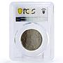 Brazil 400 reis 400 Years Colonization Lusinian Cross MS64 PCGS CuNi coin 1932