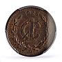 Mexico 1 centavo State Coinage Coat of Arms KM-415 MS64 RB PCGS bronze coin 1928