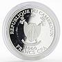 Cameroon 1000 francs World Cup Football Ekaterinburg proof silver coin 2018