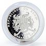 Benin 1000 francs Alfred Brehm proof silver coin 2004