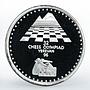 Armenia 100 drams XXXII Chess Olympiad in Yerevan proof silver coin 1996