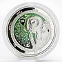 Lebanon 5 livres Zodiac Signs Aquarius colored proof silver coin 2013