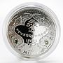 Lebanon 5 livres Zodiac Signs Aquarius colored proof silver coin 2013