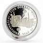 Solomon Islands 5 dollars International Year of Child  proof silver coin 1983