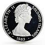 Solomon Islands 5 dollars International Year of Child  proof silver coin 1983