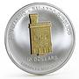 Nauru 10 dollars European Monuments San Marino Palazzo Pubblico silver coin 2005