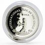 Papua New Guinea 5 kina International Year of the Child proof silver coin 1981