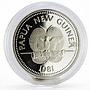 Papua New Guinea 5 kina International Year of the Child proof silver coin 1981