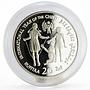 Maldives 20 rufiyaa International Year of the Child proof silver coin 1979