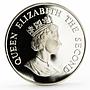 Falkland Islands 50 pence Children Fund Child on Horseback silver coin 1990