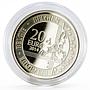 Belgium 20 euro 25th Anniversary of the Fall of the Berlin Wall silver coin 2014