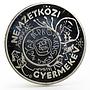 Hungary 200 forint International Year of the Child proof silver coin 1979