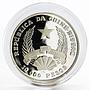 Guinea-Bissau 10000 pesos 15th World Football Cup proof silver coin 1992