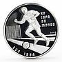 Guinea-Bissau 10000 pesos 15th World Football Cup proof silver coin 1992