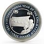 Jordan 3 dinars International Year of the Child proof silver coin 1981