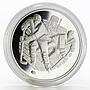 Belarus 20 rubles The 2014 World Ice Hockey Cup Chyzhouka Arena silver coin 2013