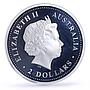 Australia 2 dollars Lunar Calendar I Year of the Horse proof silver coin 2002
