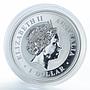 Australia 1 Dollar Year of the Goat 2003 1 Oz Silver Coin Lunar Series I