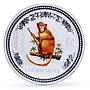 Australia 1 dollar Lunar Calendar I Year of the Monkey colored silver coin 2004