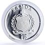 Samoa 10 dollars 2nd Commandment Shall Not Use Gods Name gilded silver coin 2009