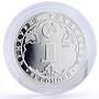 Tajikistan set of 4 coins 15th Anniversary of Independence silver coins 2006