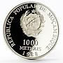 Mozambique 1000 meticais Visit Pope John Paul II proof silver coin 1988