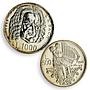 San Marino set of 2 coins 300 Years of the Birth of  Bach silver coins 1985