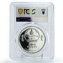 Mongolia 500 togrog Mysteries Almas Snowman PR69 PCGS hologram silver coin 2008