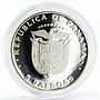 Panama 5 balboas Football World Cup in Spain Championship proof silver coin 1982