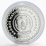 Rwanda 500 francs Local Fruits series Stalk of Bananas proof silver coin 2002